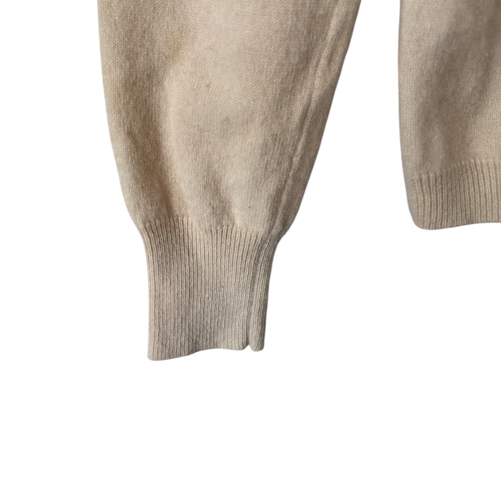 Unique Lucky Brand Fine Clothier Lambswool Sweater Size S | Flawed / As-Is - Picture 3 of 7